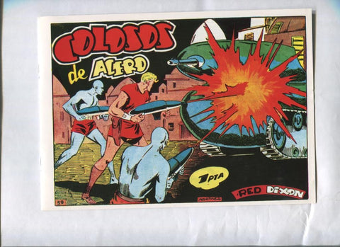 Facsimil: Red Dixon primera serie numero 59: Colosos de acero
