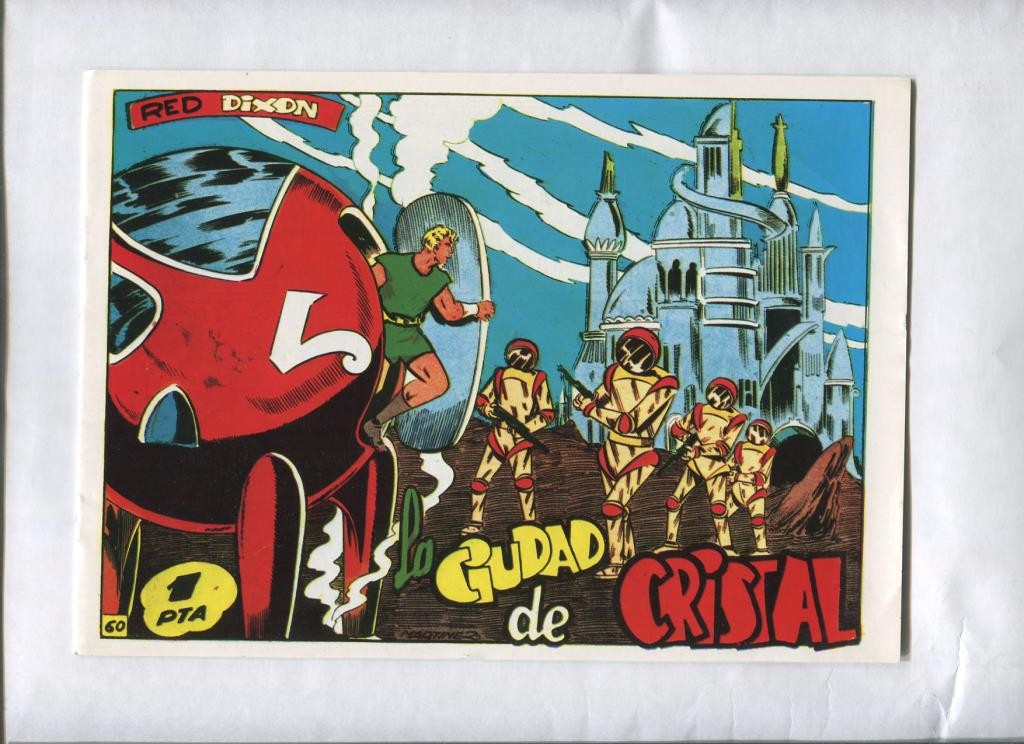 Facsimil: Red Dixon primera serie numero 60: La ciudad de cristal