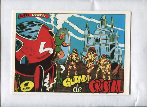 Facsimil: Red Dixon primera serie numero 60: La ciudad de cristal