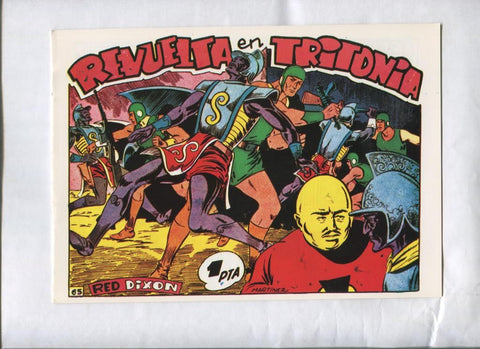 Facsimil: Red Dixon primera serie numero 65: Revuelta en Tritonia