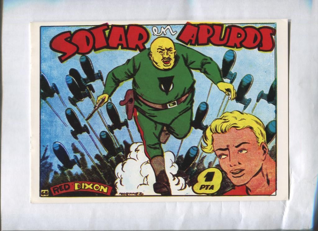Facsimil: Red Dixon primera serie numero 68: Sotar en apuros