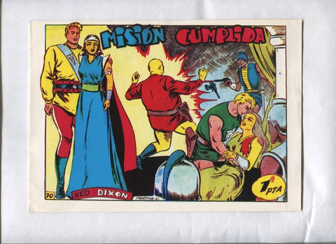 Facsimil: Red Dixon primera serie numero 70: Mision cumplida