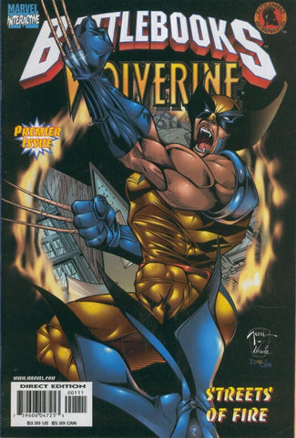 WOLVERINE BATTLEBOOK: Streets of Fire, (With Battle-Card)