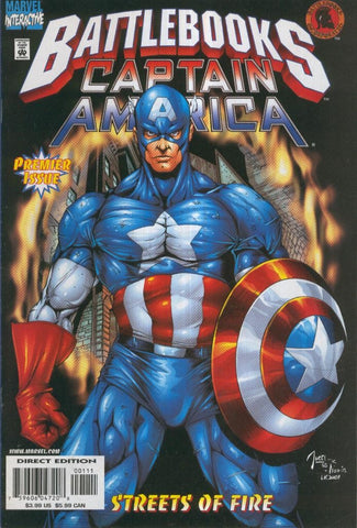 CAPTAIN AMERICA BATTLEBOOK: Streets of Fire, (With Battle-Card)