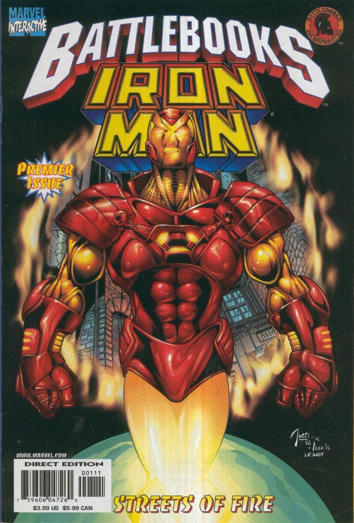 IRON MAN BATTLEBOOK: Streets of Fire, (With Battle-Card)