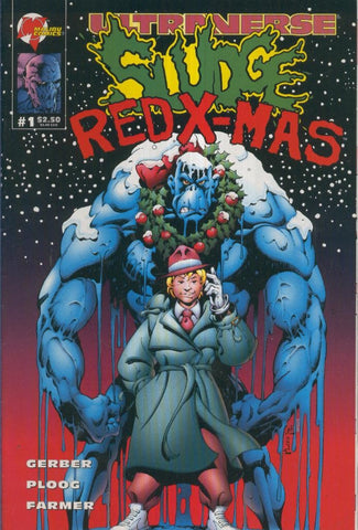 SLUDGE RED X-MAS, Volume 1 No.01: Red X-Mas (Malibu Comics)