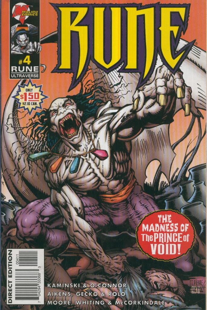 RUNE, Volume 2: No.04: The Damned (Malibu Comics)