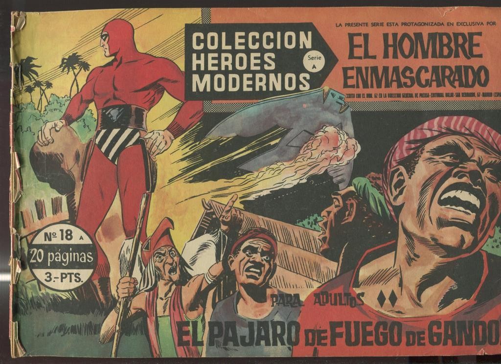 Coleccion Heroes Modernos: El Hombre Enmascarado serie A numero 18