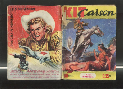 Kit Crson numero 106: cubierta estropeada y con algun roto