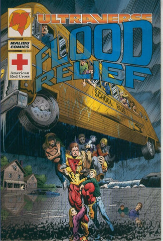 FLOOD RELIEF, Volume 1 No.1: American Red Cross (Malibu Comics)