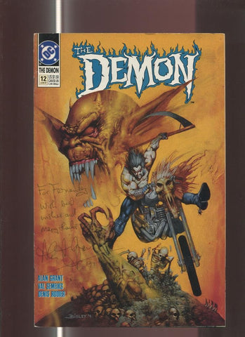 Lobo: The Demon numero 12; dedicatoria personalizada de Alan Grant