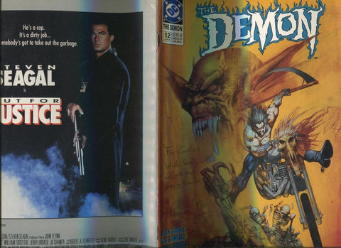 Lobo: The Demon numero 12; dedicatoria personalizada de Alan Grant
