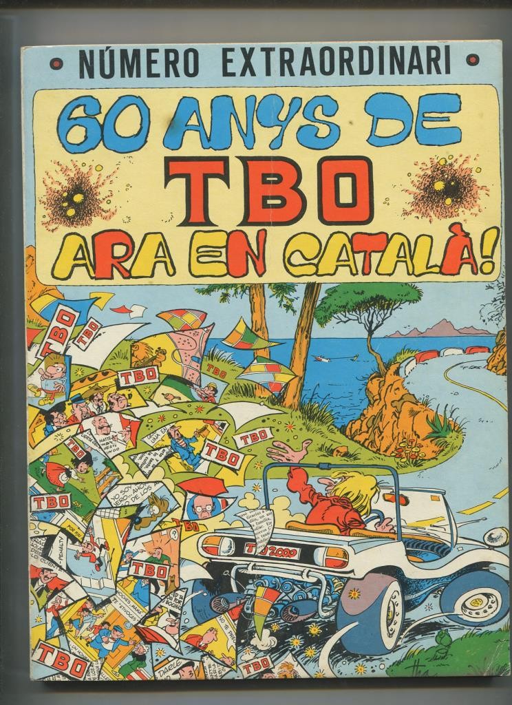 Album TBO numerado lomo con un asterisco, edicion en catalan