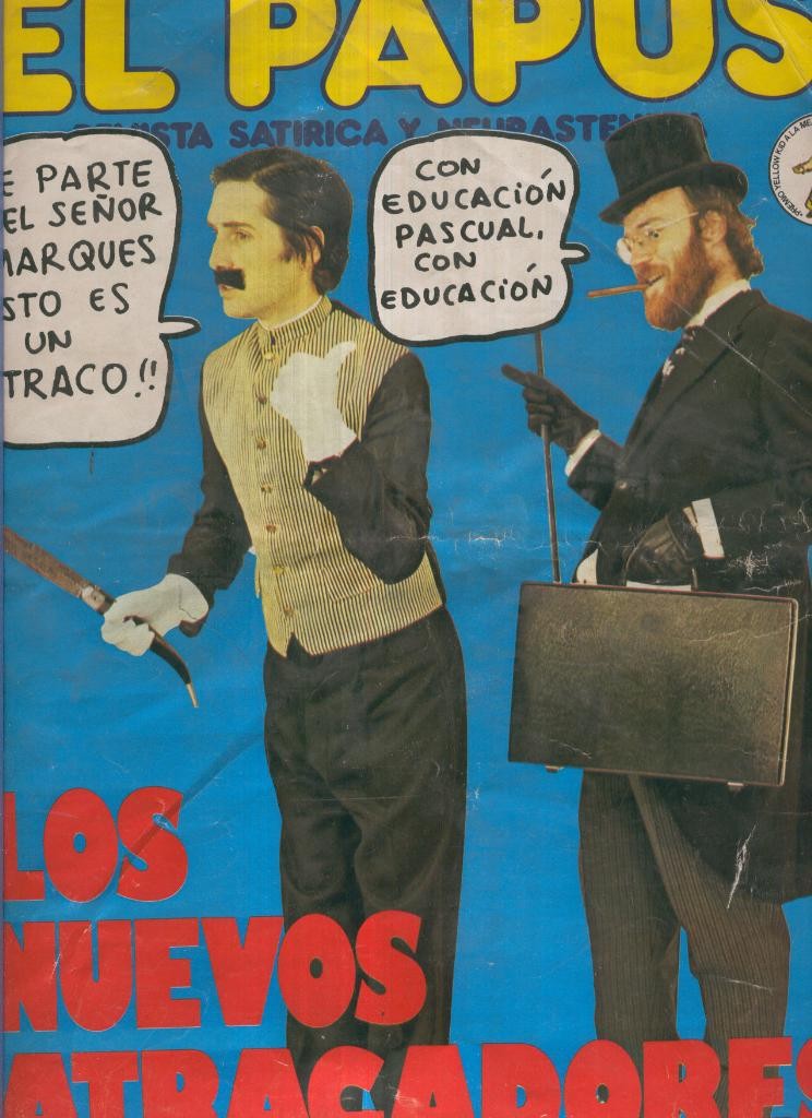 El Papus. Revista de humor numero 215: Los nuevos atracadores