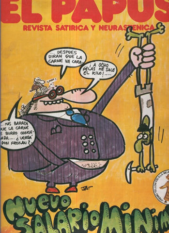 El Papus. Revista de humor numero 205: Nuevo salario minimo