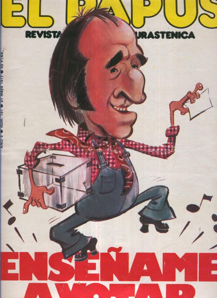 El Papus. Revista de humor numero 157: Enseñame a votar
