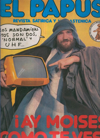 El Papus. Revista de humor numero 261: Ay Moises como te ves