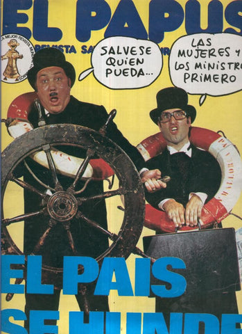 El Papus. Revista de humor numero 227: El pais se hunde