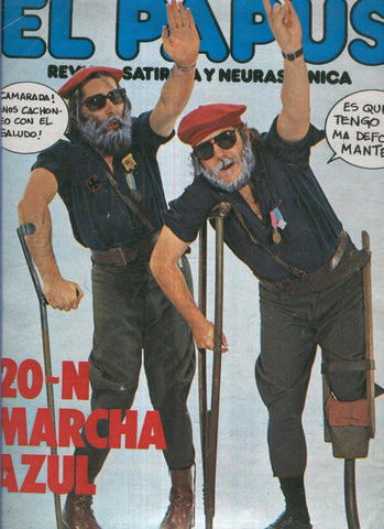 El Papus. Revista de humor numero 133: 20-N Marcha Azul