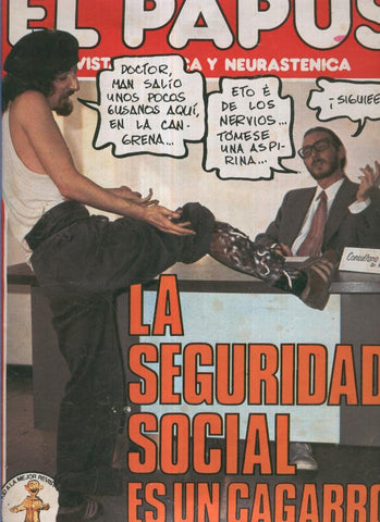 El Papus. Revista de humor numero 229: La Seguridad Social es un cagarro