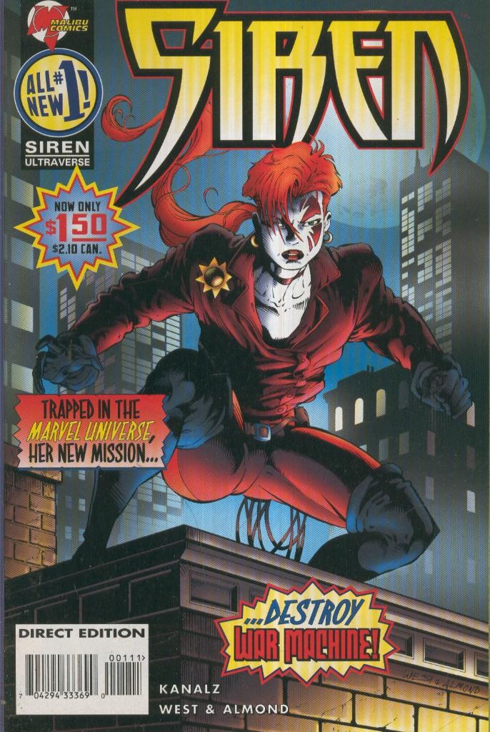SIREN, Volume 1 No.01: Deeper and Deeper (Malibu Comics)