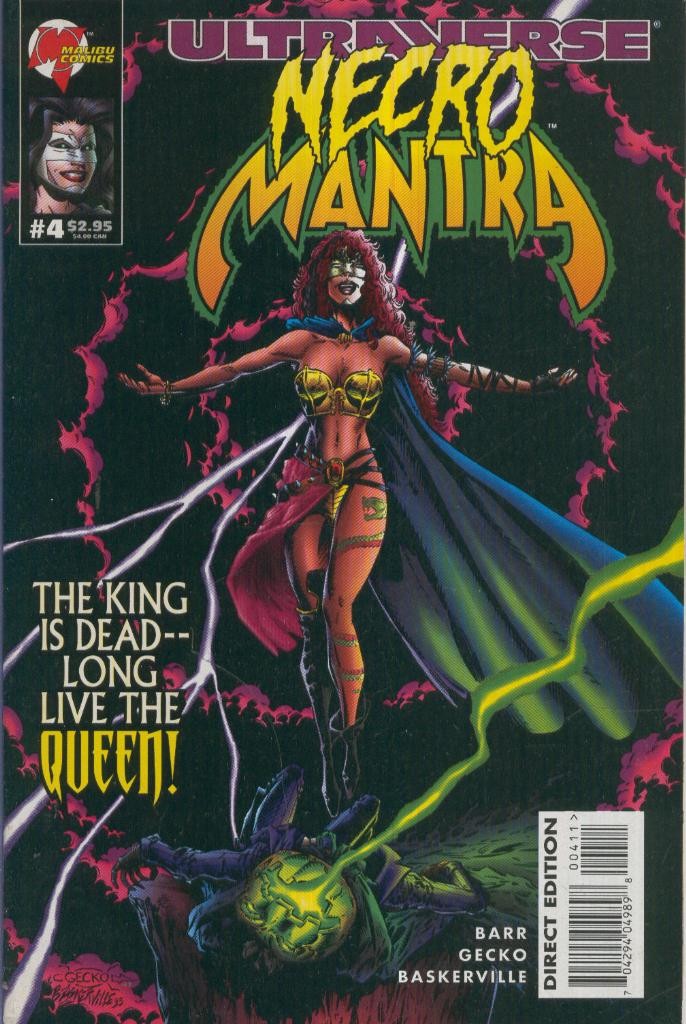 LORD PUMPKIN/NECROMANTRA, Volume 1 No.04: Smashing NecroMantra (Malibu Comics)