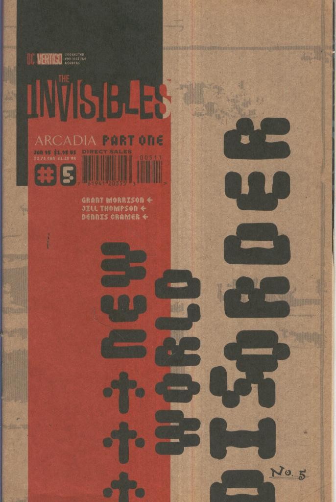 THE INVISIBLES, Volume 1 No.05: Arcadia Part One (DC Comics)