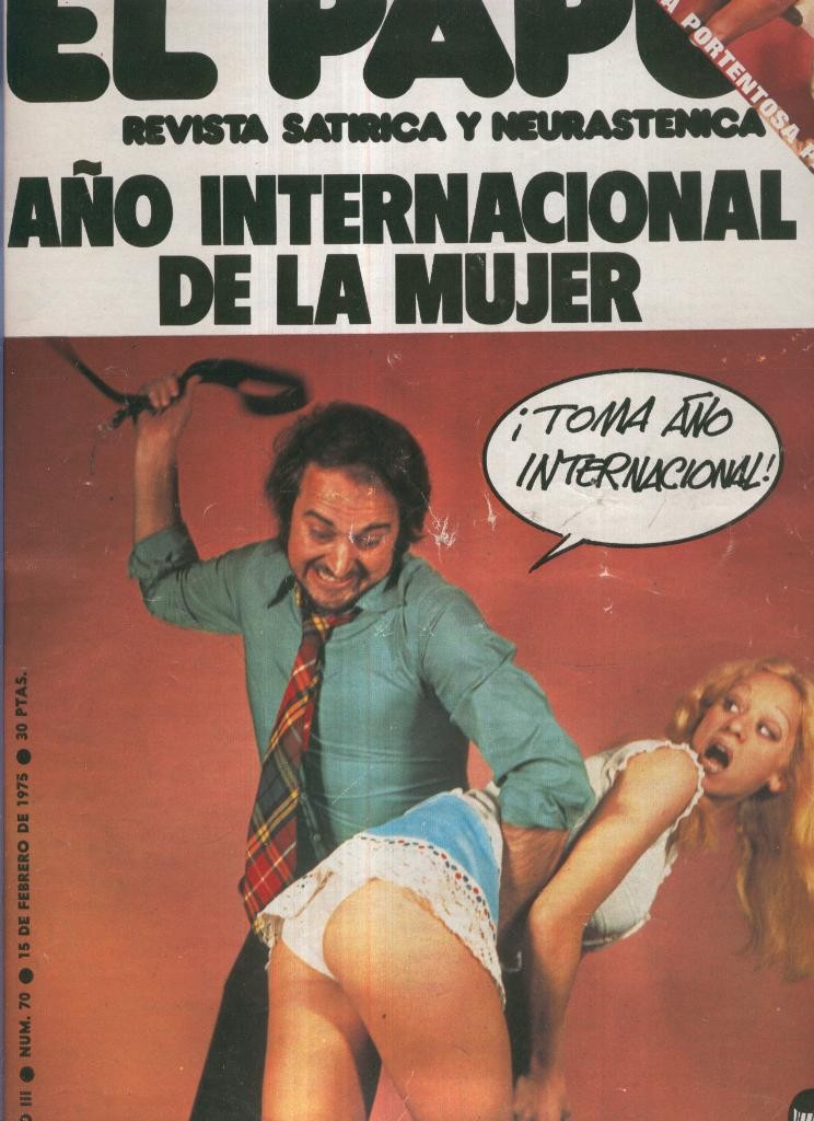 El Papus. Revista de humor numero 070. Año internacional de la mujer