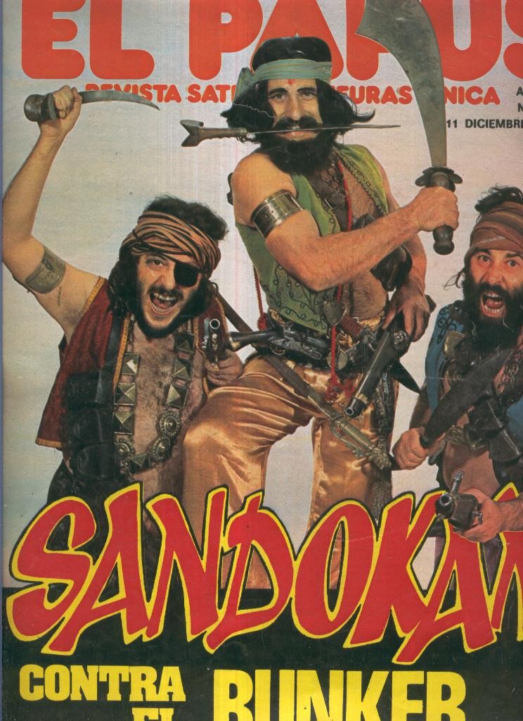 El Papus. Revista de humor numero 134. Sandokan contra el bunker