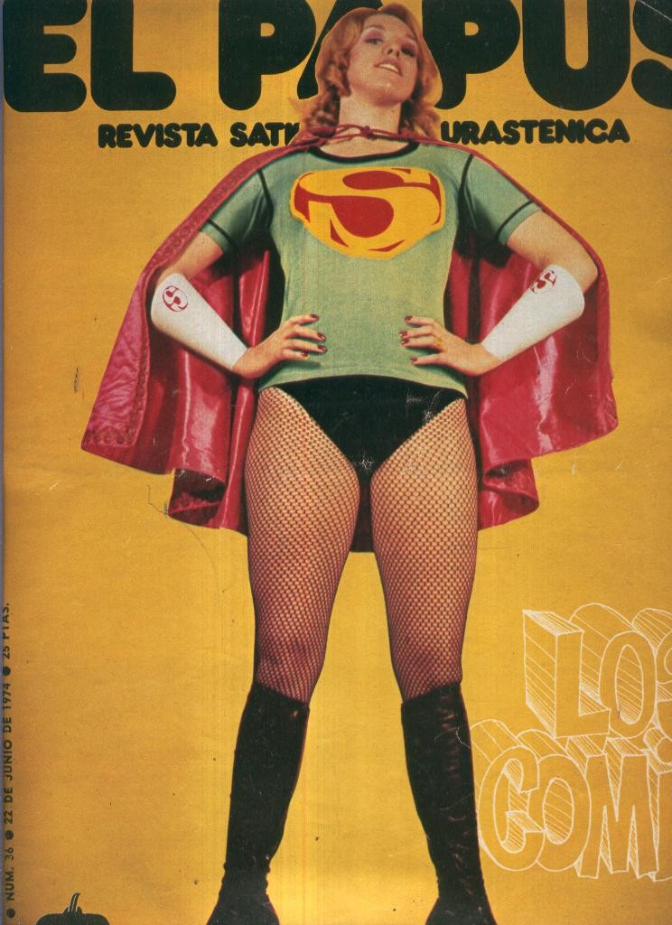 El Papus. Revista de humor numero 036. Los comics