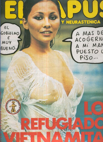 El Papus. Revista de humor numero 274. Los refugiados vietnamitas