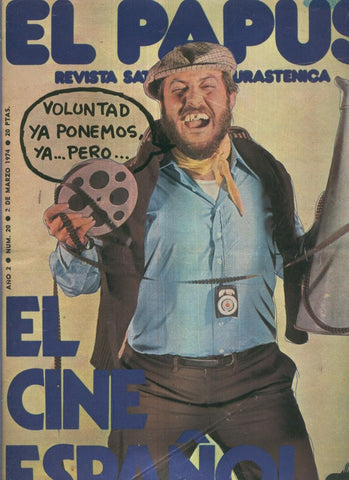 El Papus. Revista de humor numero 020. El cine español