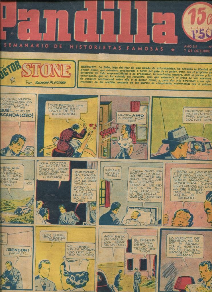 Pandilla semanario de historietas famosas numero 118 (procede de tomo desencuadernado)