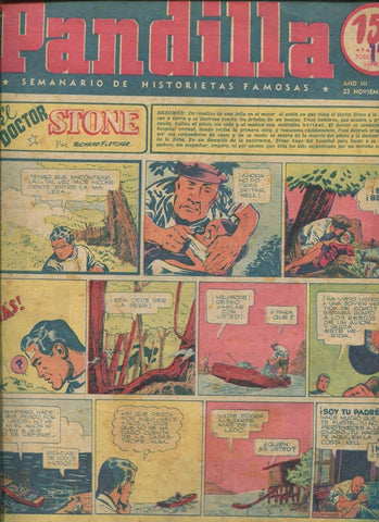 Pandilla semanario de historietas famosas numero 125 (procede de tomo desencuadernado)