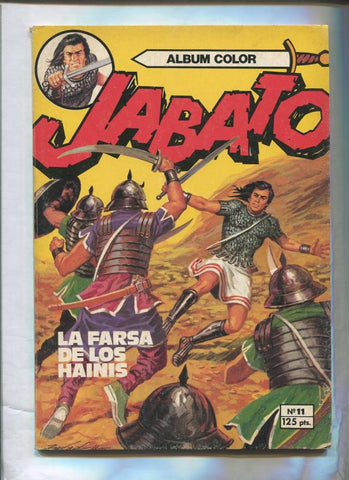 Jabato album color de 125 pts numero 11: la farsa de los hainis (numerado 1 en trasera)