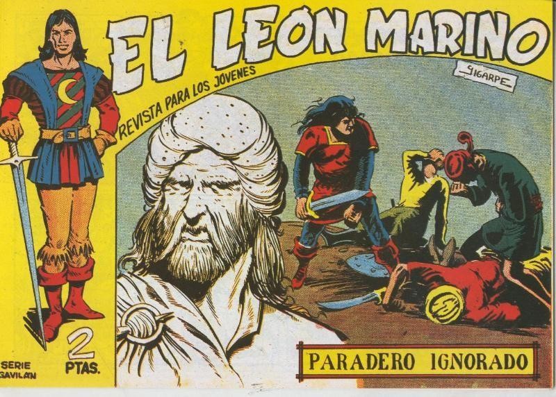 El Leon Marino facsimil numero 19: Paradero ignorado