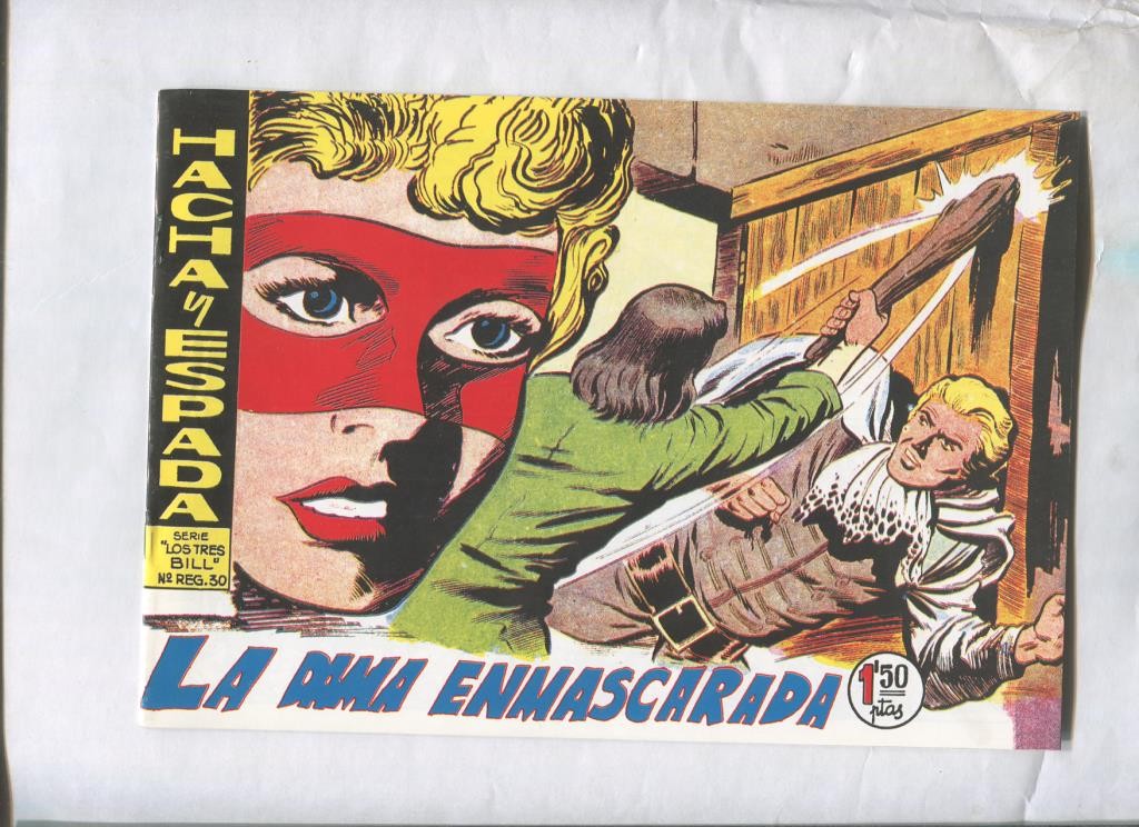 Facsimil: Hacha y Espada numero 12: La dama enmascarada