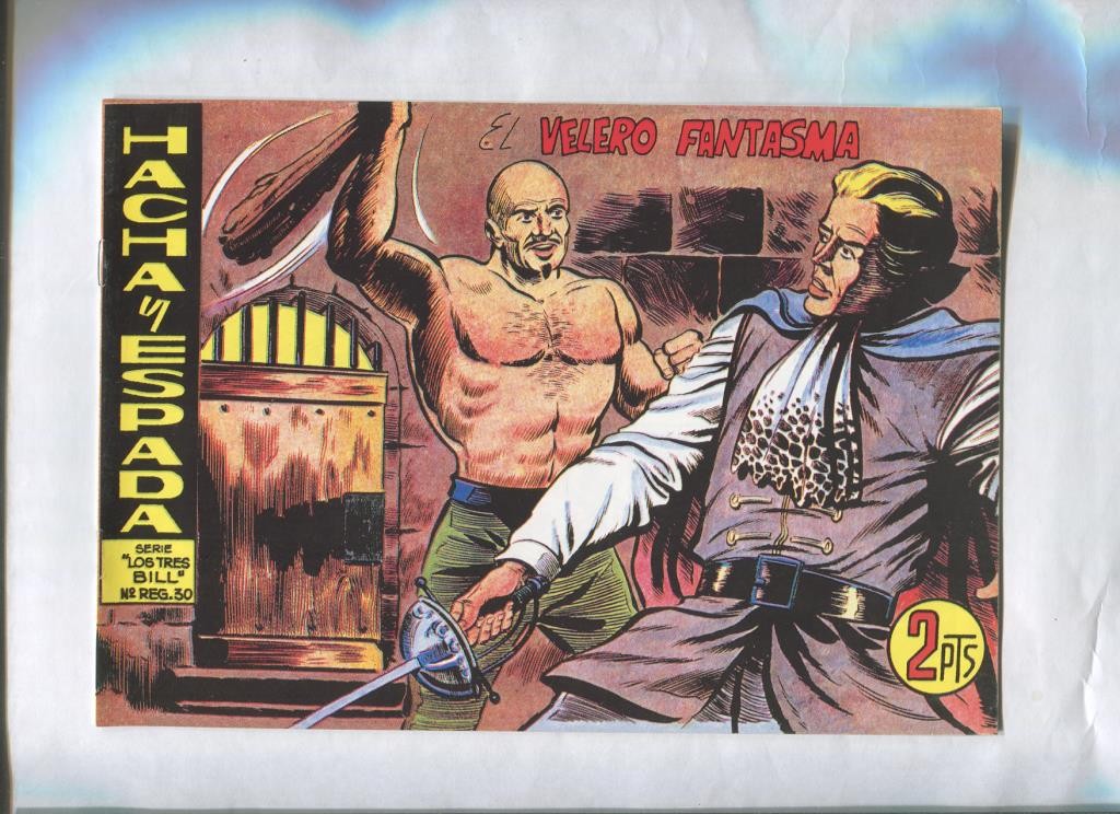 Facsimil: Hacha y Espada numero 18: El velero fantasma