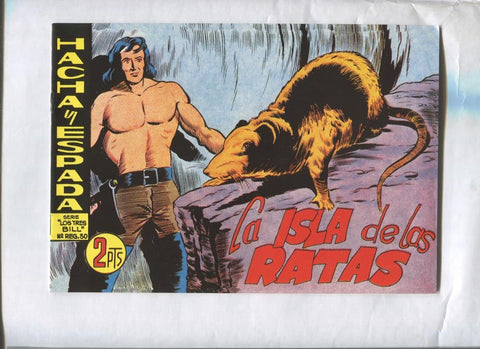 Facsimil: Hacha y Espada numero 21: La isla de las ratas