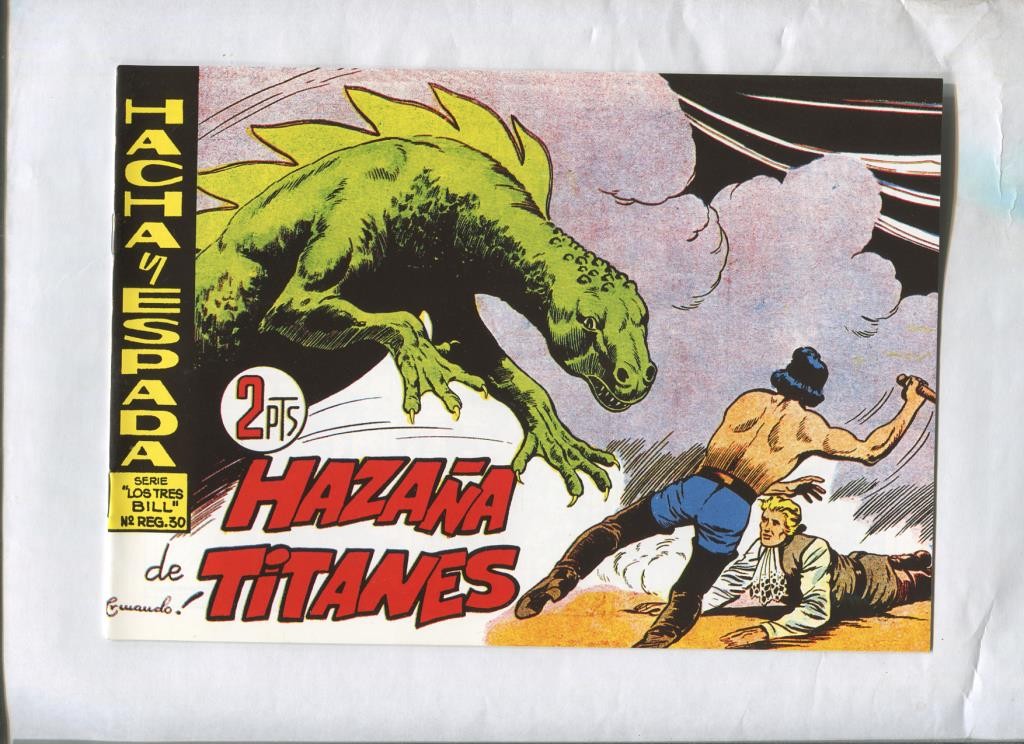 Facsimil: Hacha y Espada numero 23: Hazaña de titanes