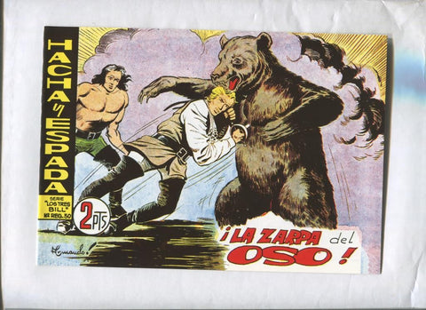 Facsimil: Hacha y Espada numero 24: La zarpa del oso