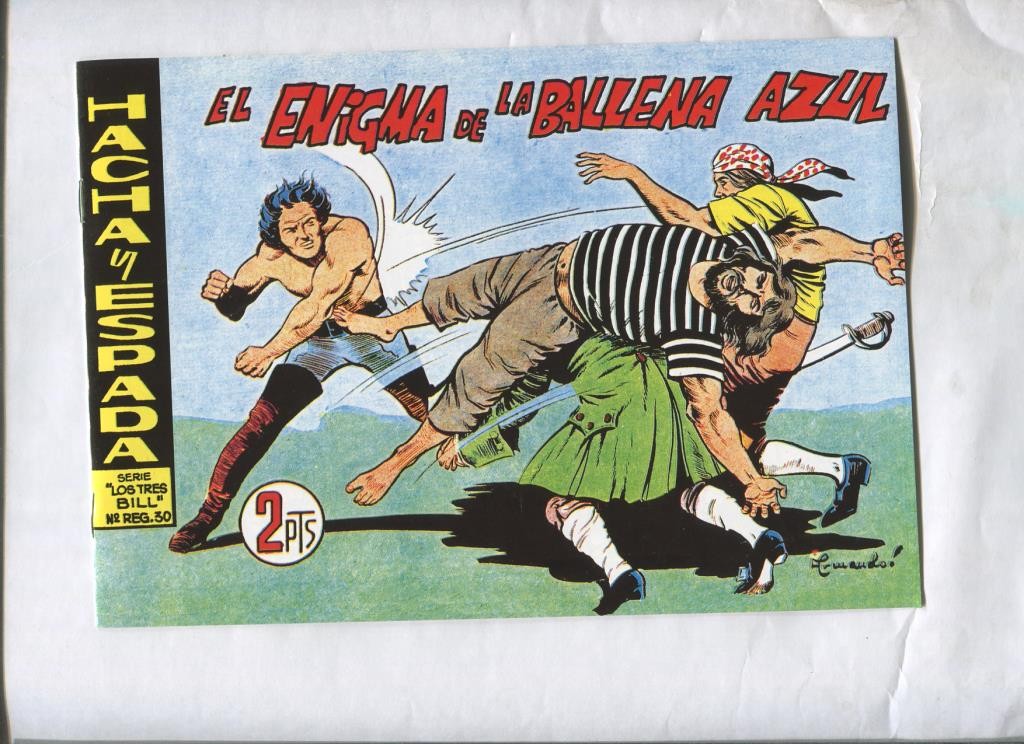 Facsimil: Hacha y Espada numero 29: El enigma de la ballena azul