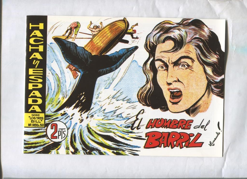 Facsimil: Hacha y Espada numero 32: El hombre del barril
