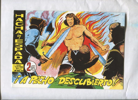 Facsimil: Hacha y Espada numero 34: A pecho descubierto