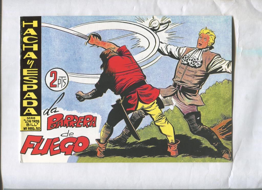 Facsimil: Hacha y Espada numero 35: La barrera de fuego