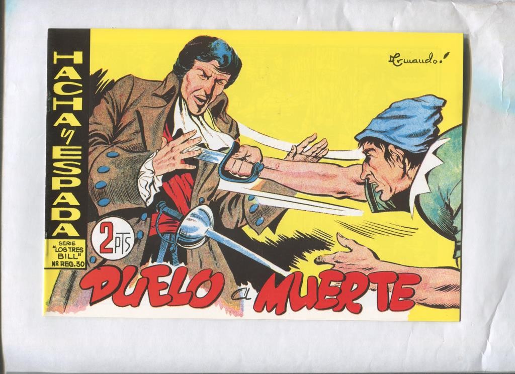 Facsimil: Hacha y Espada numero 38: Duelo a muerte