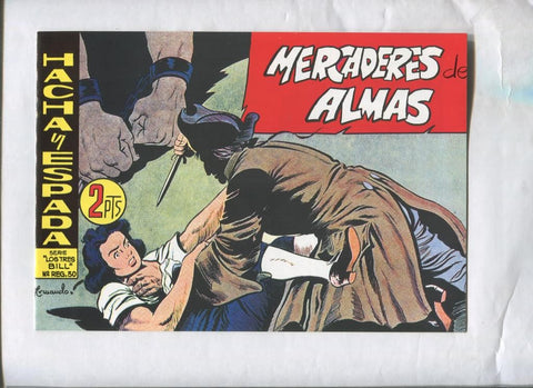 Facsimil: Hacha y Espada numero 40: Mercaderes de alma