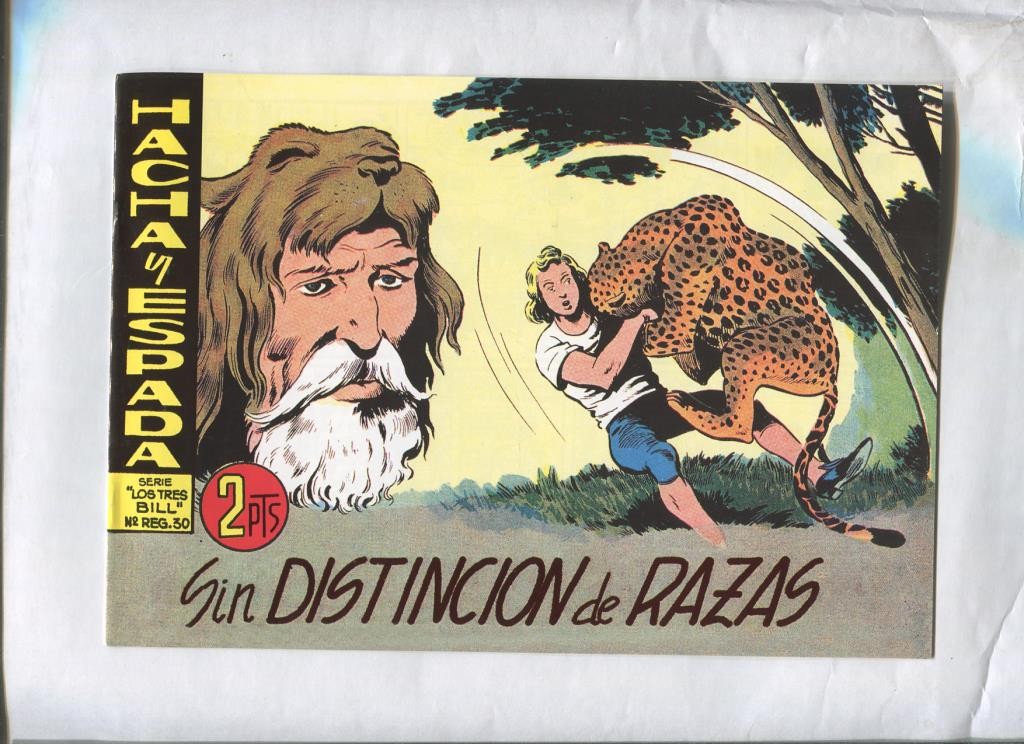 Facsimil: Hacha y Espada numero 50: Sin distincion de razas