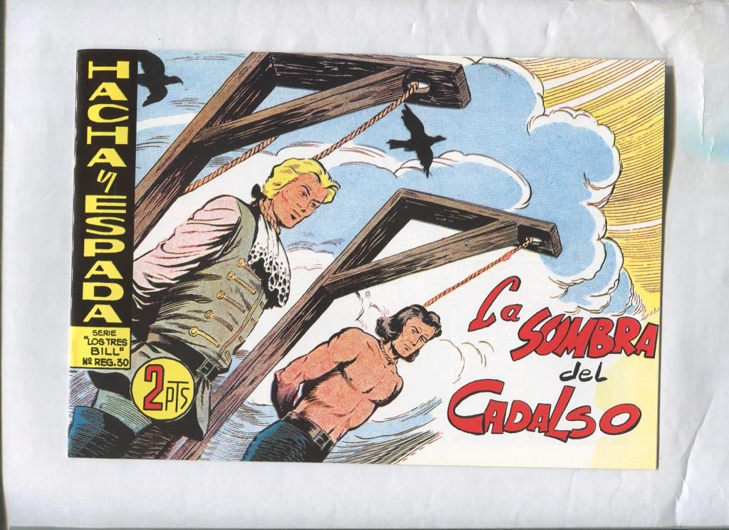 Facsimil: Hacha y Espada numero 51: La sombra del cadalso