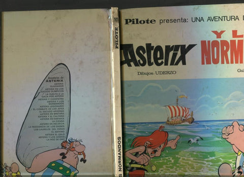 Pilote: Asterix y los normandos (cubierta mal estado)